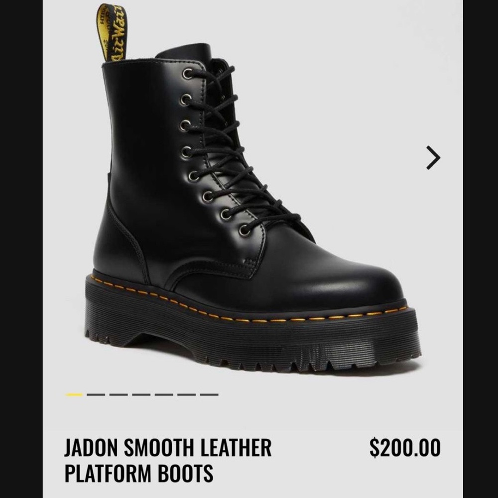 Jadon Smooth Leather Dr.Martens Platform Boots